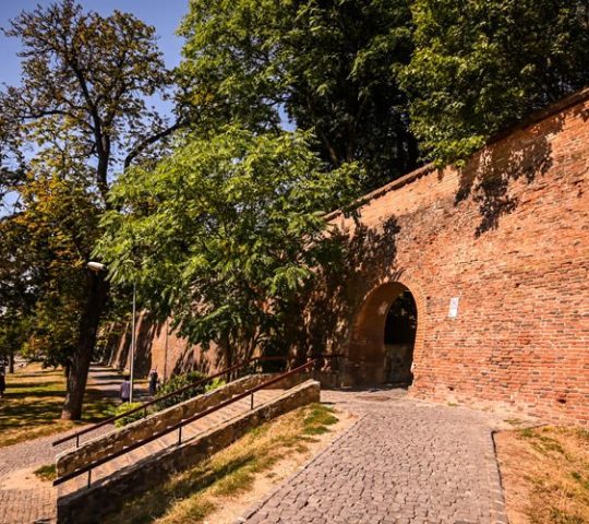 Zidurile Cetății Sibiu de pe Strada Manejului